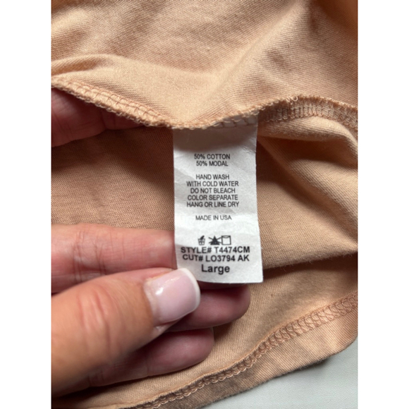 Love In Beige T-Shirt Dress - Size L - Picture 4 of 5